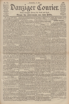 Danziger Courier : Kleine Danziger Zeitung für Stadt und Land : Organ für Jedermann aus dem Volke. Jg.19, Nr. 114 (17 Mai 1900)