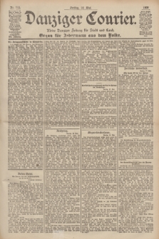 Danziger Courier : Kleine Danziger Zeitung für Stadt und Land : Organ für Jedermann aus dem Volke. Jg.19, Nr. 115 (18 Mai 1900)