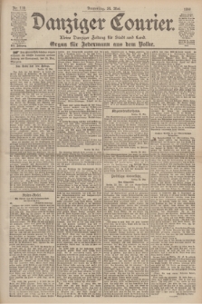 Danziger Courier : Kleine Danziger Zeitung für Stadt und Land : Organ für Jedermann aus dem Volke. Jg.19, Nr. 120 (24 Mai 1900)