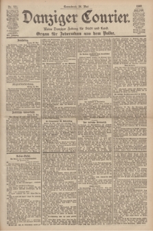 Danziger Courier : Kleine Danziger Zeitung für Stadt und Land : Organ für Jedermann aus dem Volke. Jg.19, Nr. 121 (26 Mai 1900)