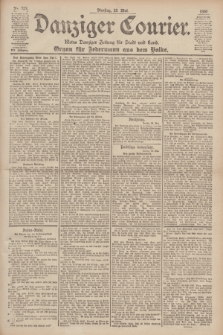 Danziger Courier : Kleine Danziger Zeitung für Stadt und Land : Organ für Jedermann aus dem Volke. Jg.19, Nr. 123 (29 Mai 1900)