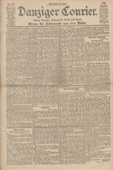 Danziger Courier : Kleine Danziger Zeitung für Stadt und Land : Organ für Jedermann aus dem Volke. Jg.19, Nr. 132 (9 Juni 1900)