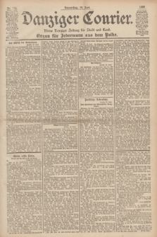 Danziger Courier : Kleine Danziger Zeitung für Stadt und Land : Organ für Jedermann aus dem Volke. Jg.19, Nr. 136 (14 Juni 1900)