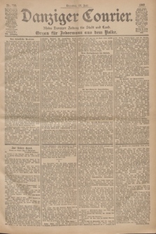 Danziger Courier : Kleine Danziger Zeitung für Stadt und Land : Organ für Jedermann aus dem Volke. Jg.19, Nr. 158 (10 Juli 1900)