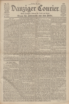 Danziger Courier : Kleine Danziger Zeitung für Stadt und Land : Organ für Jedermann aus dem Volke. Jg.19, Nr. 167 (20 Juli 1900)
