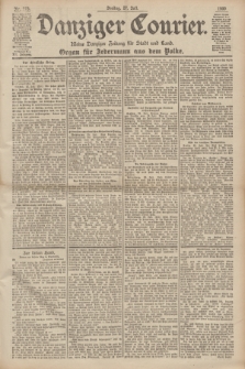 Danziger Courier : Kleine Danziger Zeitung für Stadt und Land : Organ für Jedermann aus dem Volke. Jg.19, Nr. 173 (27 Juli 1900)