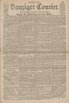 Danziger Courier : Kleine Danziger Zeitung für Stadt und Land : Organ für Jedermann aus dem Volke. Jg.19, Nr. 180 (4 August 1900)