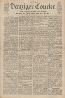 Danziger Courier : Kleine Danziger Zeitung für Stadt und Land : Organ für Jedermann aus dem Volke. Jg.19, Nr. 181 (5 August 1900) + dod.