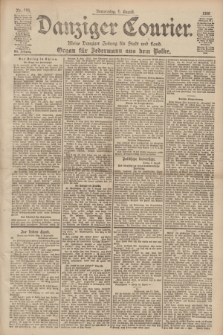 Danziger Courier : Kleine Danziger Zeitung für Stadt und Land : Organ für Jedermann aus dem Volke. Jg.19, Nr. 184 (9 August 1900)