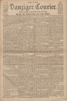 Danziger Courier : Kleine Danziger Zeitung für Stadt und Land : Organ für Jedermann aus dem Volke. Jg.19, Nr. 185 (10 August 1900)