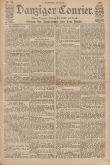 Danziger Courier : Kleine Danziger Zeitung für Stadt und Land : Organ für Jedermann aus dem Volke. Jg.19, Nr. 190 (16 August 1900)
