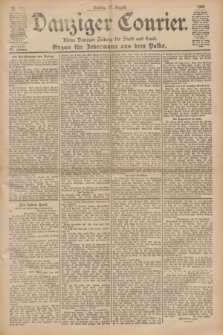 Danziger Courier : Kleine Danziger Zeitung für Stadt und Land : Organ für Jedermann aus dem Volke. Jg.19, Nr. 191 (17 August 1900)