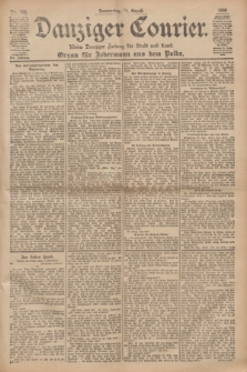 Danziger Courier : Kleine Danziger Zeitung für Stadt und Land : Organ für Jedermann aus dem Volke. Jg.19, Nr. 196 (23 August 1900)