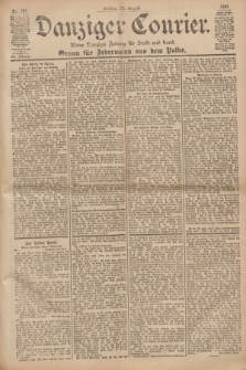 Danziger Courier : Kleine Danziger Zeitung für Stadt und Land : Organ für Jedermann aus dem Volke. Jg.19, Nr. 197 (24 August 1900)