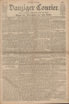 Danziger Courier : Kleine Danziger Zeitung für Stadt und Land : Organ für Jedermann aus dem Volke. Jg.19, Nr. 200 (28 August 1900)