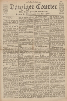 Danziger Courier : Kleine Danziger Zeitung für Stadt und Land : Organ für Jedermann aus dem Volke. Jg.19, Nr. 203 (31 August 1900)