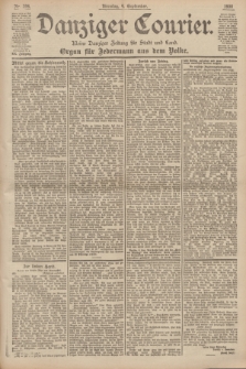 Danziger Courier : Kleine Danziger Zeitung für Stadt und Land : Organ für Jedermann aus dem Volke. Jg.19, Nr. 206 (4 September 1900)