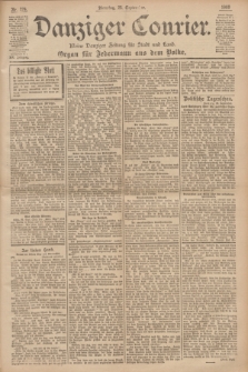 Danziger Courier : Kleine Danziger Zeitung für Stadt und Land : Organ für Jedermann aus dem Volke. Jg.19, Nr. 224 (25 September 1900)