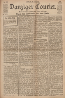 Danziger Courier : Kleine Danziger Zeitung für Stadt und Land : Organ für Jedermann aus dem Volke. Jg.19, Nr. 225 (26 September 1900)