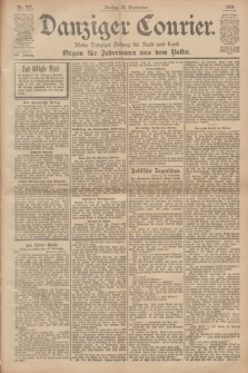 Danziger Courier : Kleine Danziger Zeitung für Stadt und Land : Organ für Jedermann aus dem Volke. Jg.19, Nr. 227 (28 September 1900)