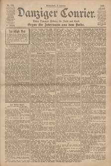 Danziger Courier : Kleine Danziger Zeitung für Stadt und Land : Organ für Jedermann aus dem Volke. Jg.19, Nr. 234 (6 Oktober 1900)