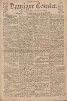Danziger Courier : Kleine Danziger Zeitung für Stadt und Land : Organ für Jedermann aus dem Volke. Jg.19, Nr. 240 (13 Oktober 1900)