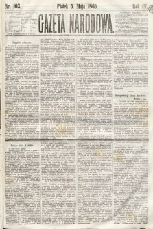 Gazeta Narodowa. 1865, nr 103