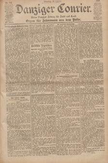 Danziger Courier : Kleine Danziger Zeitung für Stadt und Land : Organ für Jedermann aus dem Volke. Jg.19, Nr. 242 (16 Oktober 1900)