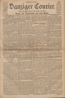 Danziger Courier : Kleine Danziger Zeitung für Stadt und Land : Organ für Jedermann aus dem Volke. Jg.19, Nr. 243 (17 Oktober 1900)