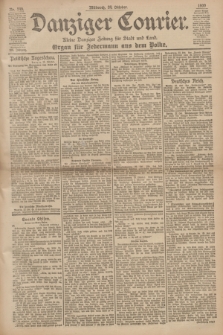 Danziger Courier : Kleine Danziger Zeitung für Stadt und Land : Organ für Jedermann aus dem Volke. Jg.19, Nr. 249 (24 Oktober 1900)