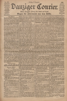 Danziger Courier : Kleine Danziger Zeitung für Stadt und Land : Organ für Jedermann aus dem Volke. Jg.19, Nr. 257 (2 November 1900)