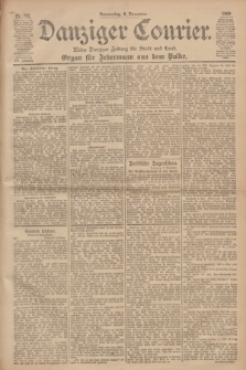 Danziger Courier : Kleine Danziger Zeitung für Stadt und Land : Organ für Jedermann aus dem Volke. Jg.19, Nr. 262 (8 November 1900)