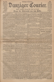 Danziger Courier : Kleine Danziger Zeitung für Stadt und Land : Organ für Jedermann aus dem Volke. Jg.19, Nr. 266 (13 November 1900)