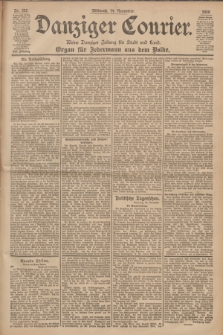 Danziger Courier : Kleine Danziger Zeitung für Stadt und Land : Organ für Jedermann aus dem Volke. Jg.19, Nr. 267 (14 November 1900)