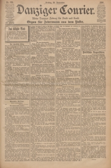 Danziger Courier : Kleine Danziger Zeitung für Stadt und Land : Organ für Jedermann aus dem Volke. Jg.19, Nr. 280 (30 November 1900)