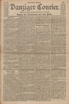 Danziger Courier : Kleine Danziger Zeitung für Stadt und Land : Organ für Jedermann aus dem Volke. Jg.19, Nr. 285 (6 Dezember 1900)