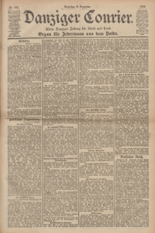 Danziger Courier : Kleine Danziger Zeitung für Stadt und Land : Organ für Jedermann aus dem Volke. Jg.19, Nr. 288 (9 Dezember 1900) + dod.