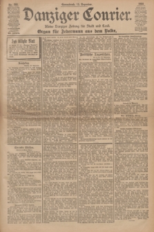 Danziger Courier : Kleine Danziger Zeitung für Stadt und Land : Organ für Jedermann aus dem Volke. Jg.19, Nr. 293 (15 Dezember 1900)
