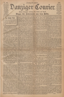 Danziger Courier : Kleine Danziger Zeitung für Stadt und Land : Organ für Jedermann aus dem Volke. Jg.19, Nr. 304 (30 Dezember 1900)