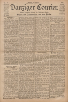 Danziger Courier : Kleine Danziger Zeitung für Stadt und Land : Organ für Jedermann aus dem Volke. Jg.20, Nr. 37 (13 Februar 1901)