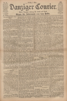 Danziger Courier : Kleine Danziger Zeitung für Stadt und Land : Organ für Jedermann aus dem Volke. Jg.20, Nr. 51 (1 März 1901)