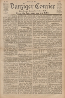 Danziger Courier : Kleine Danziger Zeitung für Stadt und Land : Organ für Jedermann aus dem Volke. Jg.20, Nr. 53 (3 März 1901) + dod.