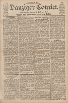 Danziger Courier : Kleine Danziger Zeitung für Stadt und Land : Organ für Jedermann aus dem Volke. Jg.20, Nr. 80 (4 April 1901)