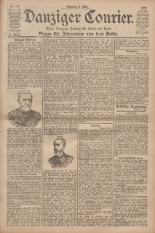 Danziger Courier : Kleine Danziger Zeitung für Stadt und Land : Organ für Jedermann aus dem Volke. Jg.20, Nr. 105 (5 Mai 1901) + dod.
