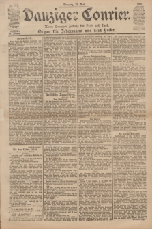 Danziger Courier : Kleine Danziger Zeitung für Stadt und Land : Organ für Jedermann aus dem Volke. Jg.20, Nr. 112 (14 Mai 1901)