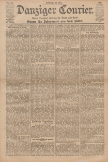 Danziger Courier : Kleine Danziger Zeitung für Stadt und Land : Organ für Jedermann aus dem Volke. Jg.20, Nr. 123 (29 Mai 1901)