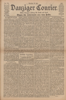 Danziger Courier : Kleine Danziger Zeitung für Stadt und Land : Organ für Jedermann aus dem Volke. Jg.20, Nr. 163 (14 Juli 1901) + dod.
