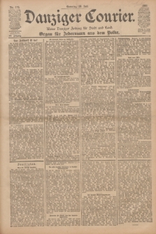 Danziger Courier : Kleine Danziger Zeitung für Stadt und Land : Organ für Jedermann aus dem Volke. Jg.20, Nr. 175 (28 Juli 1901) + dod.