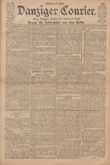 Danziger Courier : Kleine Danziger Zeitung für Stadt und Land : Organ für Jedermann aus dem Volke. Jg.20, Nr. 189 (14 August 1901)