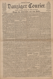 Danziger Courier : Kleine Danziger Zeitung für Stadt und Land : Organ für Jedermann aus dem Volke. Jg.20, Nr. 199 (25 August 1901) + dod.